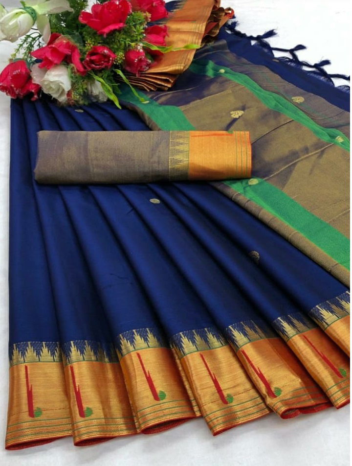 Hockey By Hb Paithani Silk Designer Sarees Wholesale Price In Surat